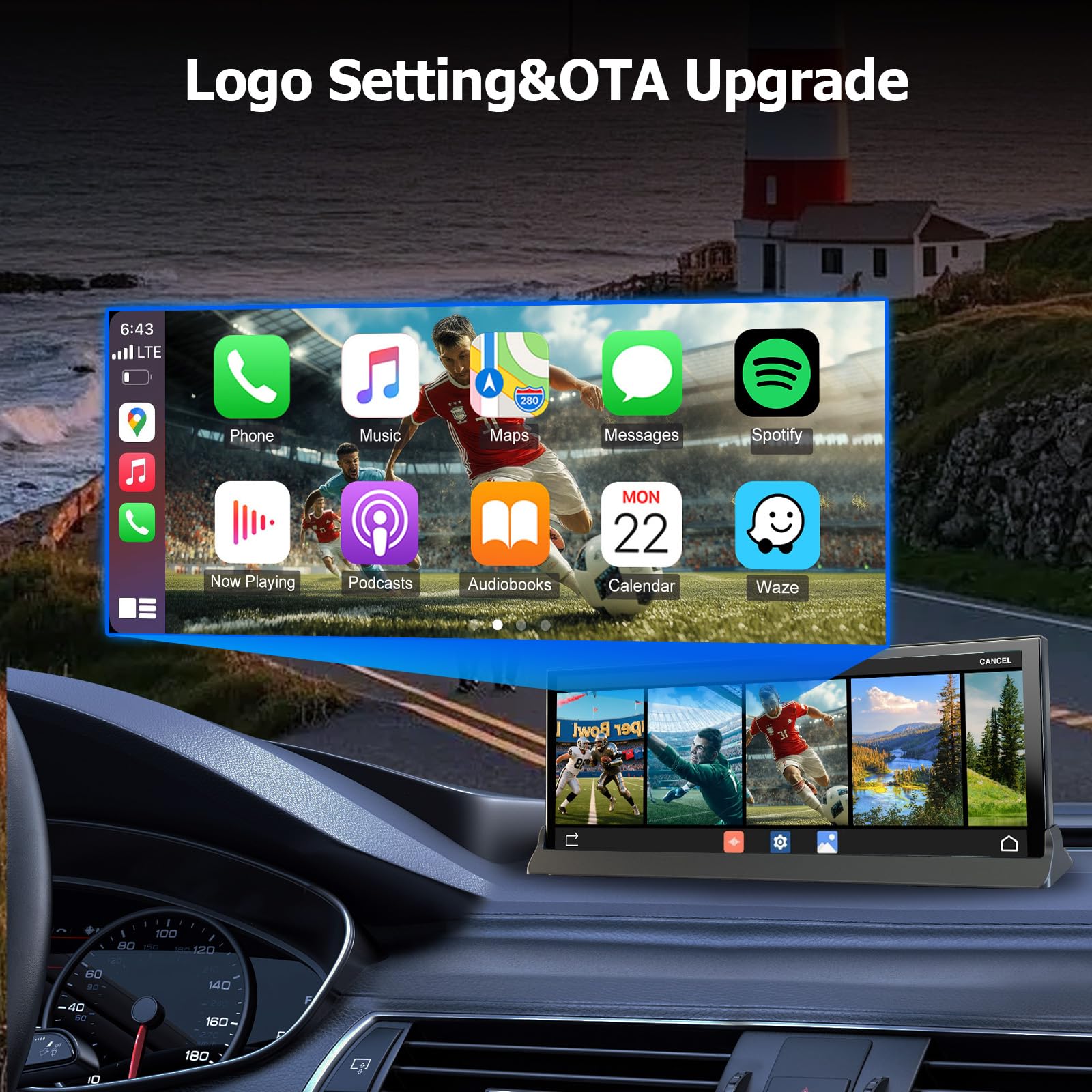 Amazon.com: 2026 Upgraded 11.26'' Carplay Screen for Car with